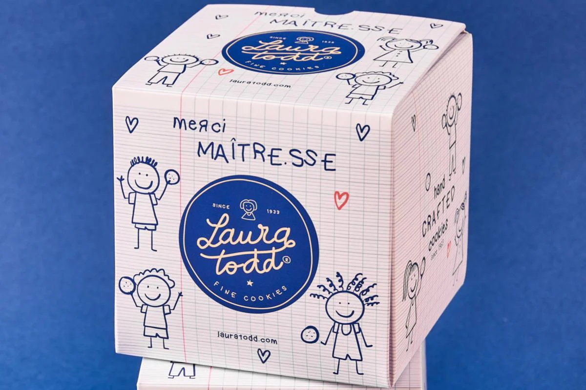 Coffret Merci Maitresse - 5 big cookies - Image 3